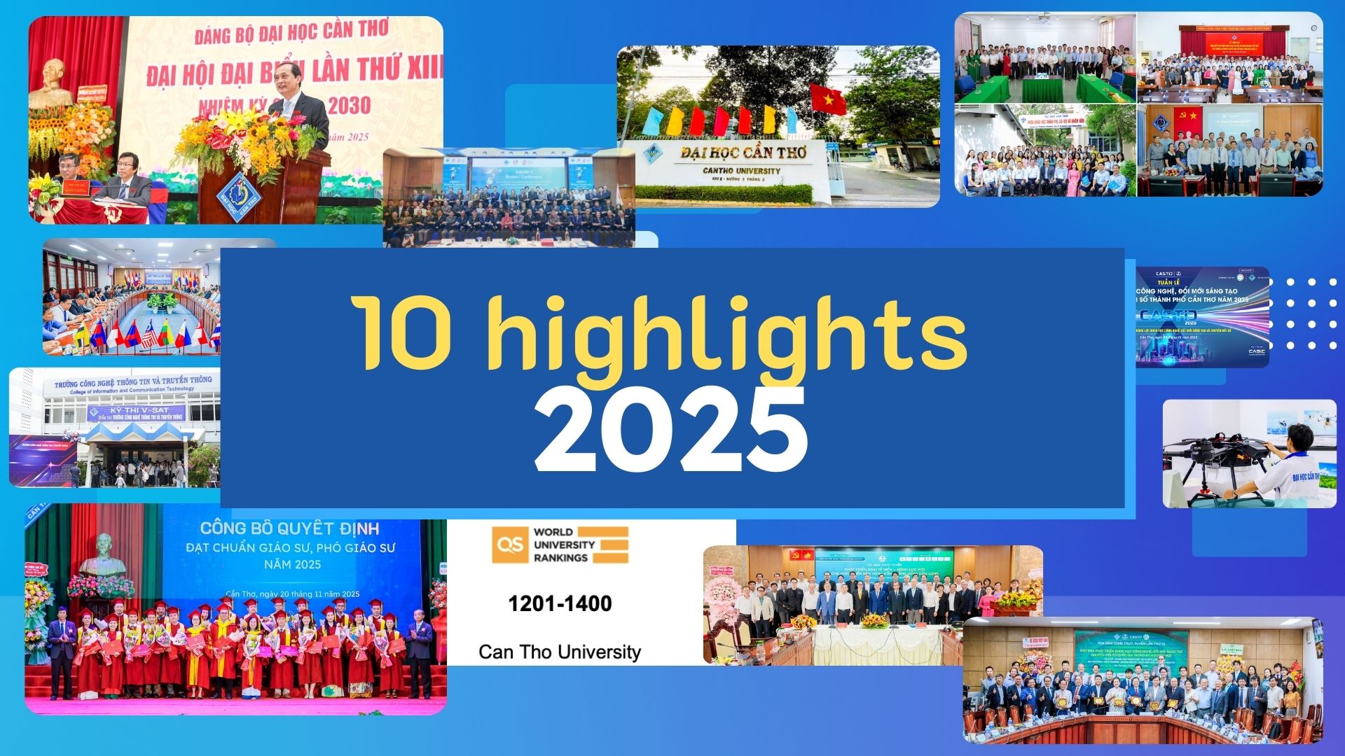 Ten Highlights of Can Tho University in 2025