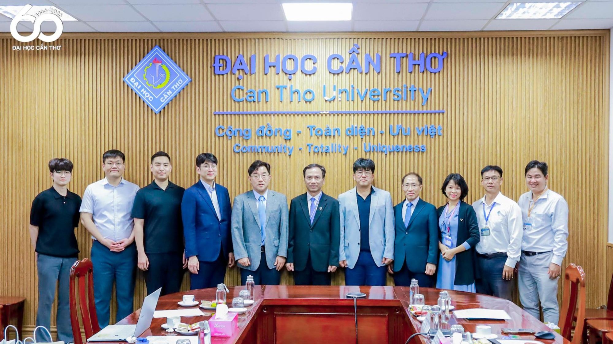 Can Tho University Holds Meeting with Incheon National University, Republic…