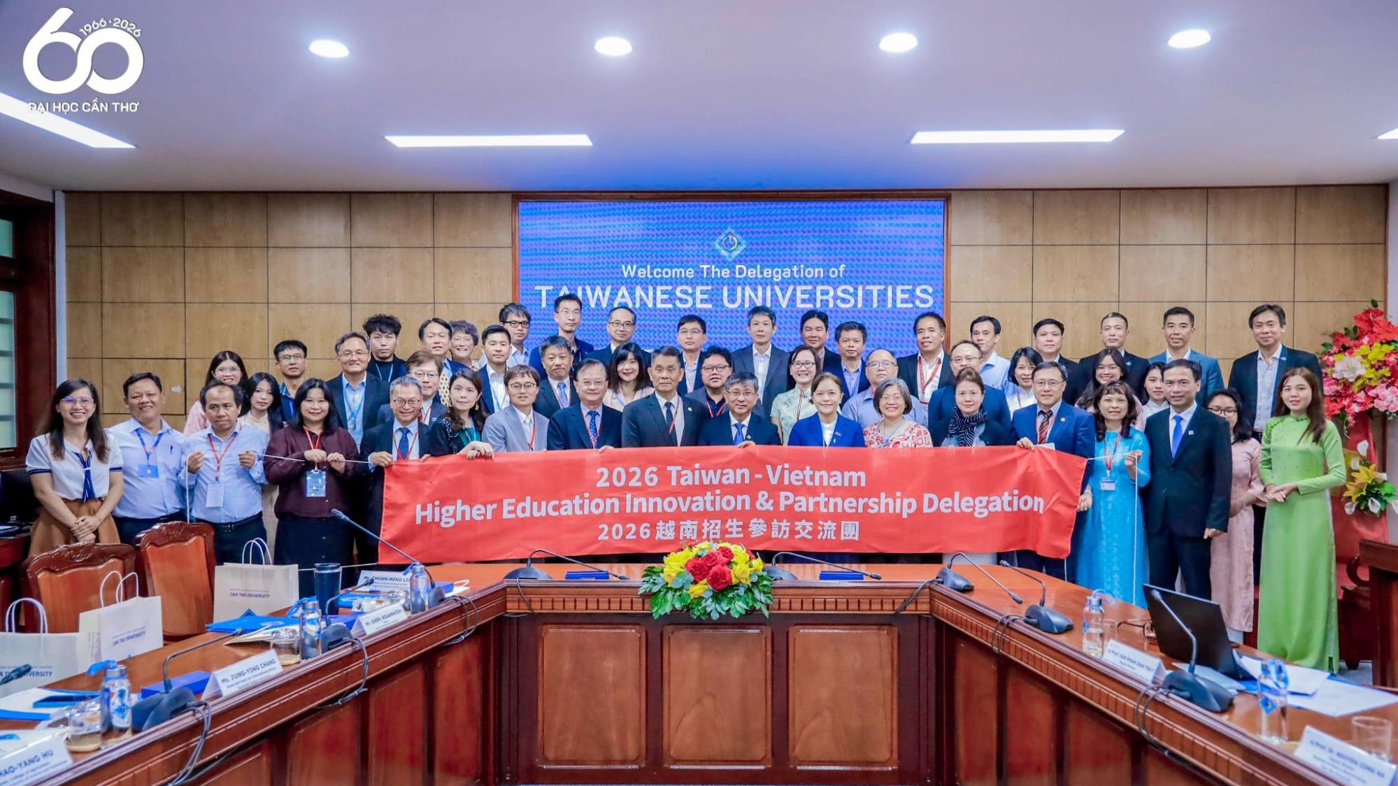 Can Tho University Signs Cooperation Agreements and Welcomes 21 Taiwanese…
