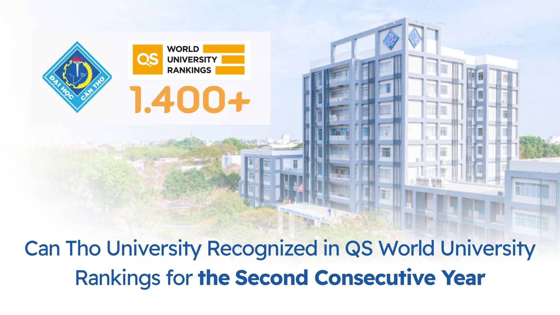 Can Tho University Recognized in QS World University Rankings for…