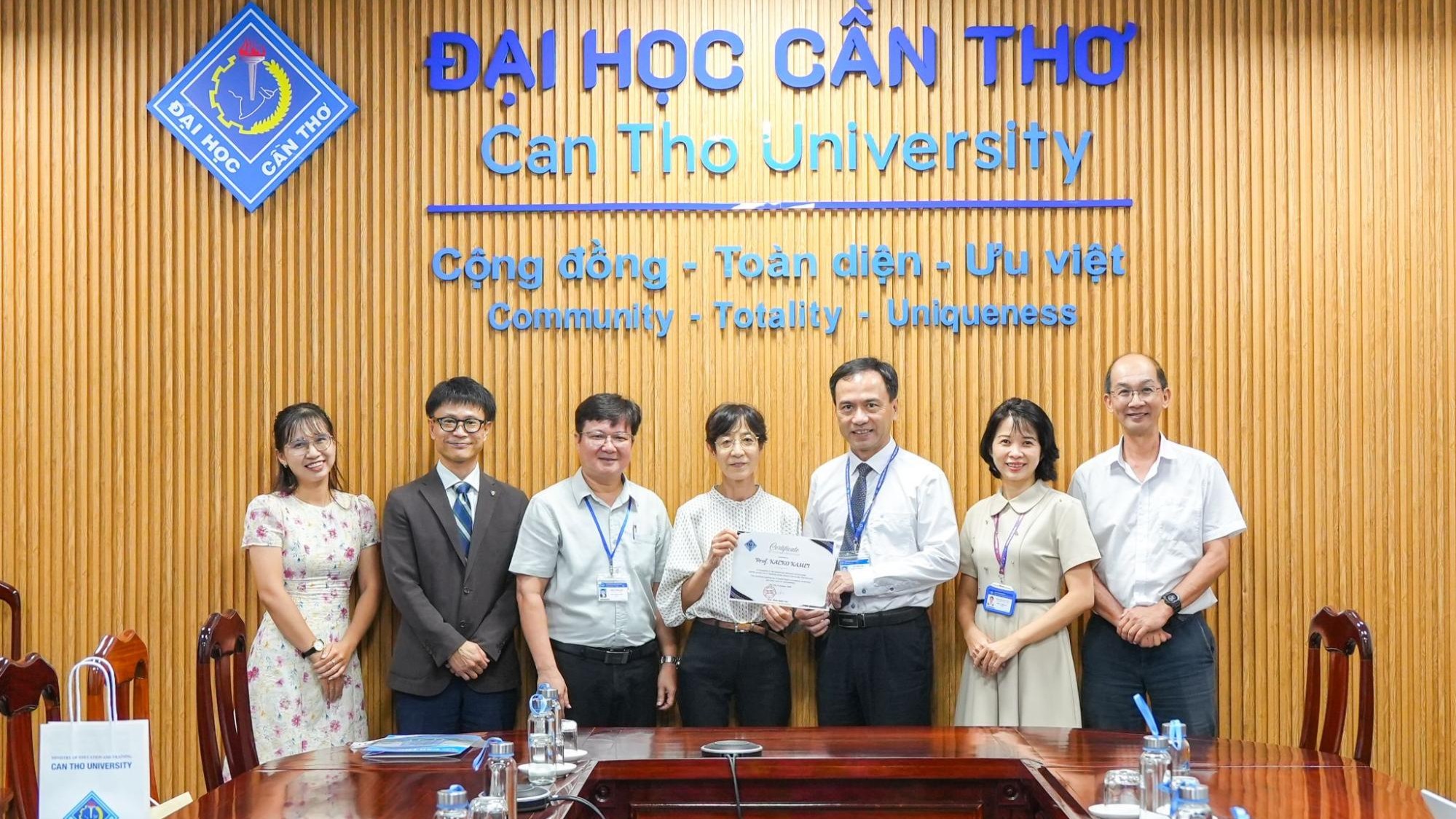 Prof. Dr. Kaeko Kamei Appointed Visiting Professor at Can Tho…