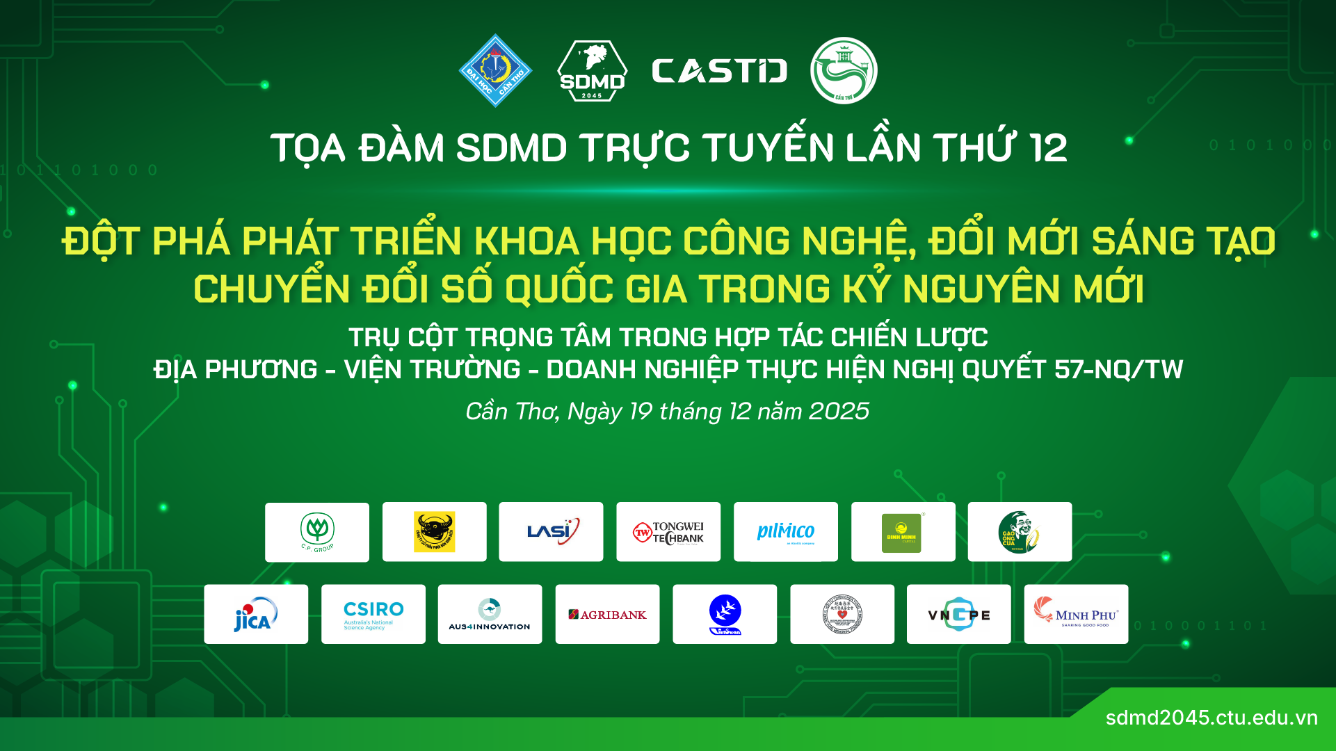 Tọa đàm SDMD lần thứ 12 năm 2025: “Đột phá…