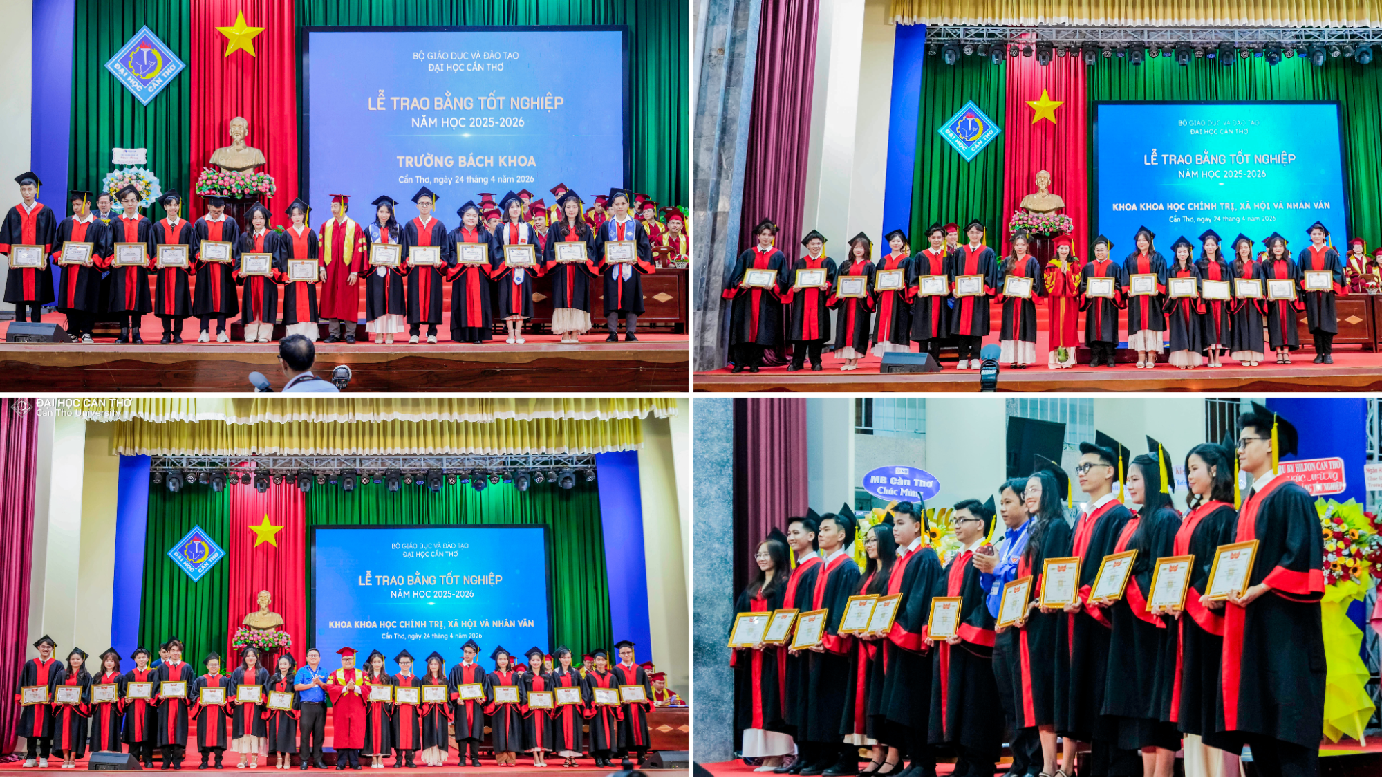 Đại học Cần Thơ tổ chức Lễ trao bằng tốt…