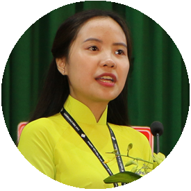                   Stu. Huynh Hue Truc <br /> Member of CTU Board of Trustees